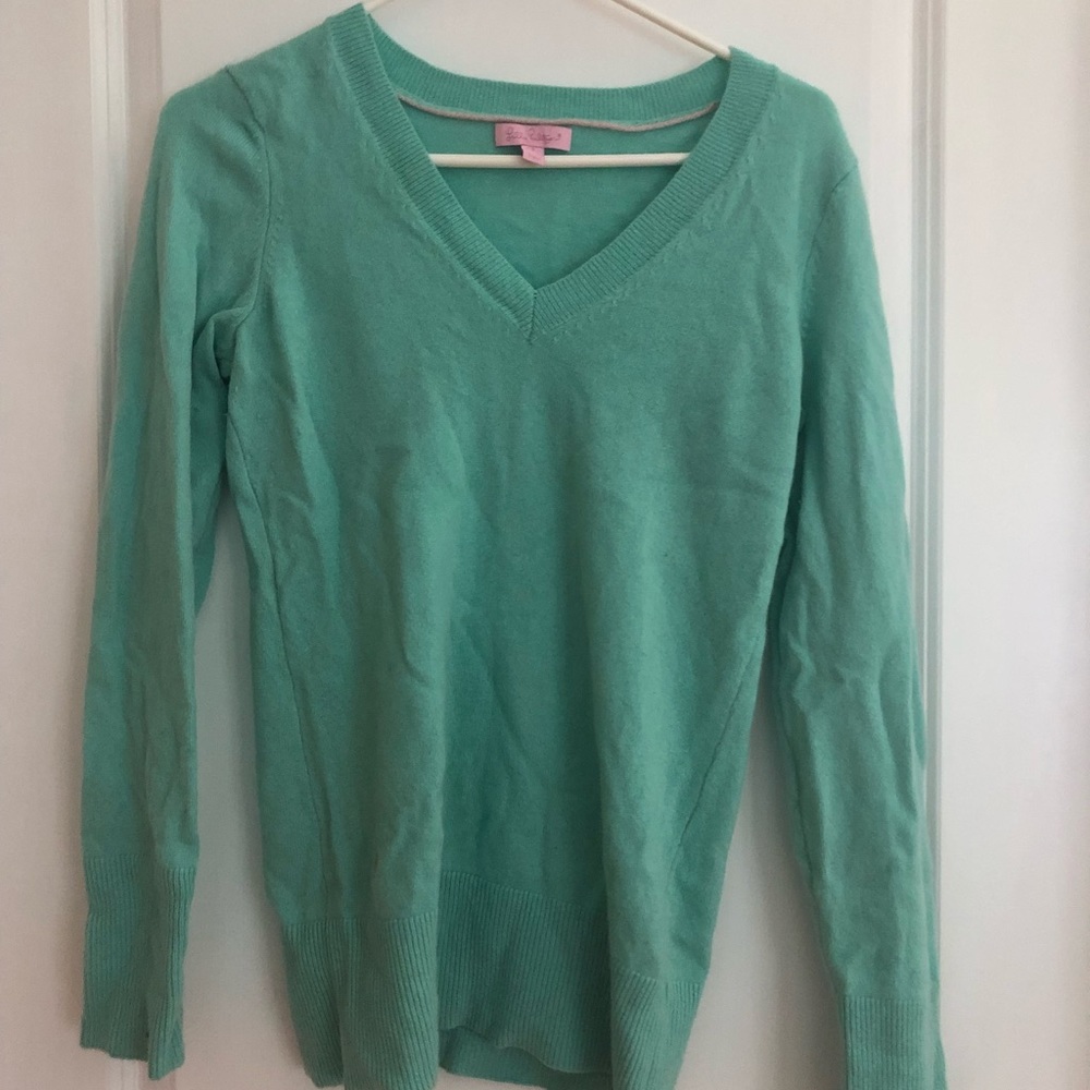 Mint Green Lily Pulitzer Cashmere Sweater